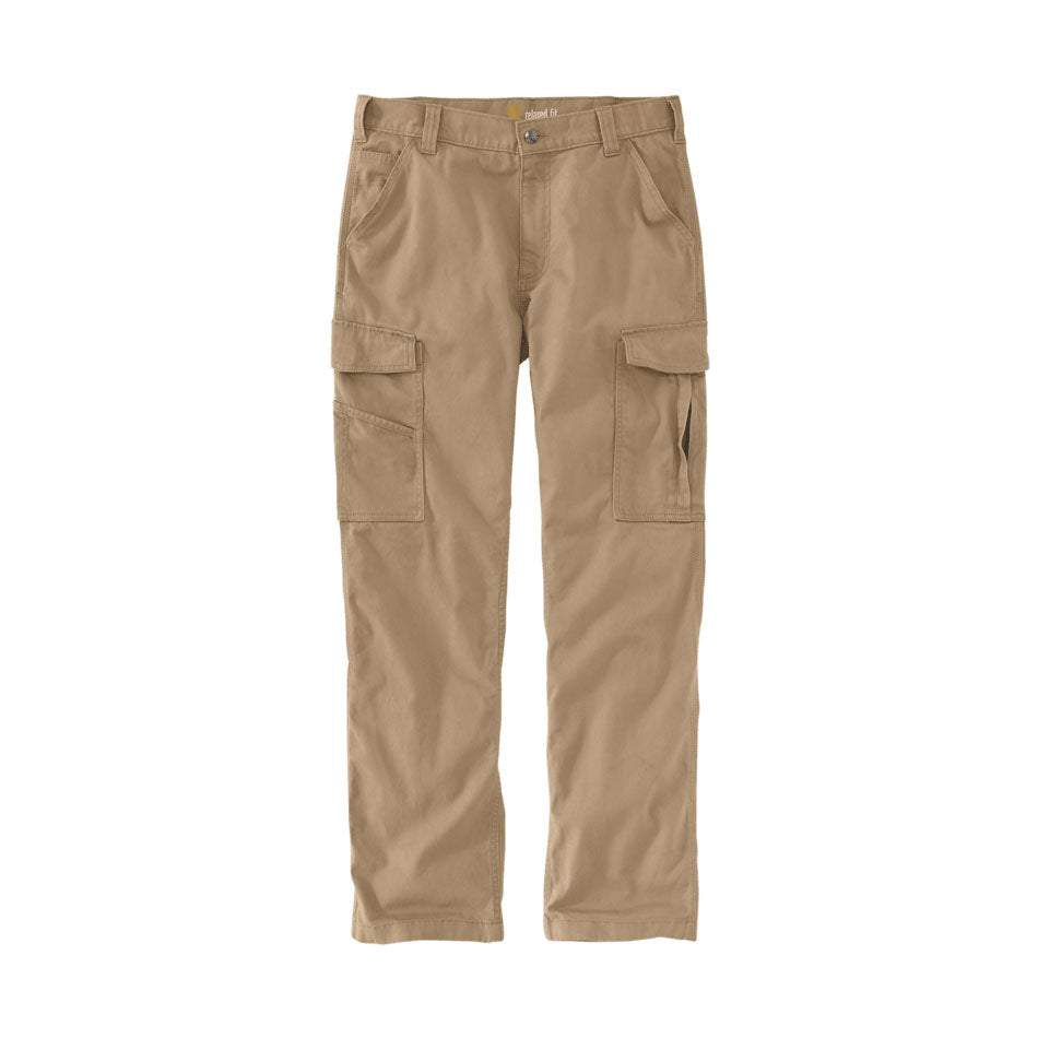 RELAXED STRAIGHT RIGBY CARGO TROUSERS Dark Khaki