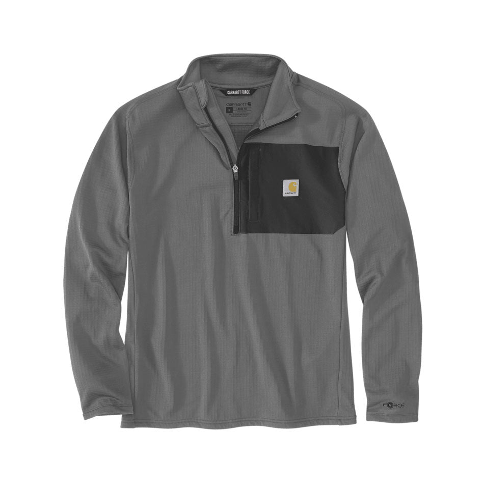 LIGHTWEIGHT FORCE IRONWOOD HALF ZIP Steel