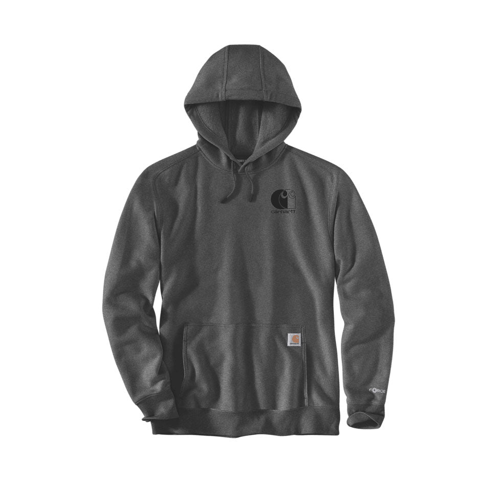 FORCE LIGHTWEIGHT LOGO HOODIE Carbon Heather