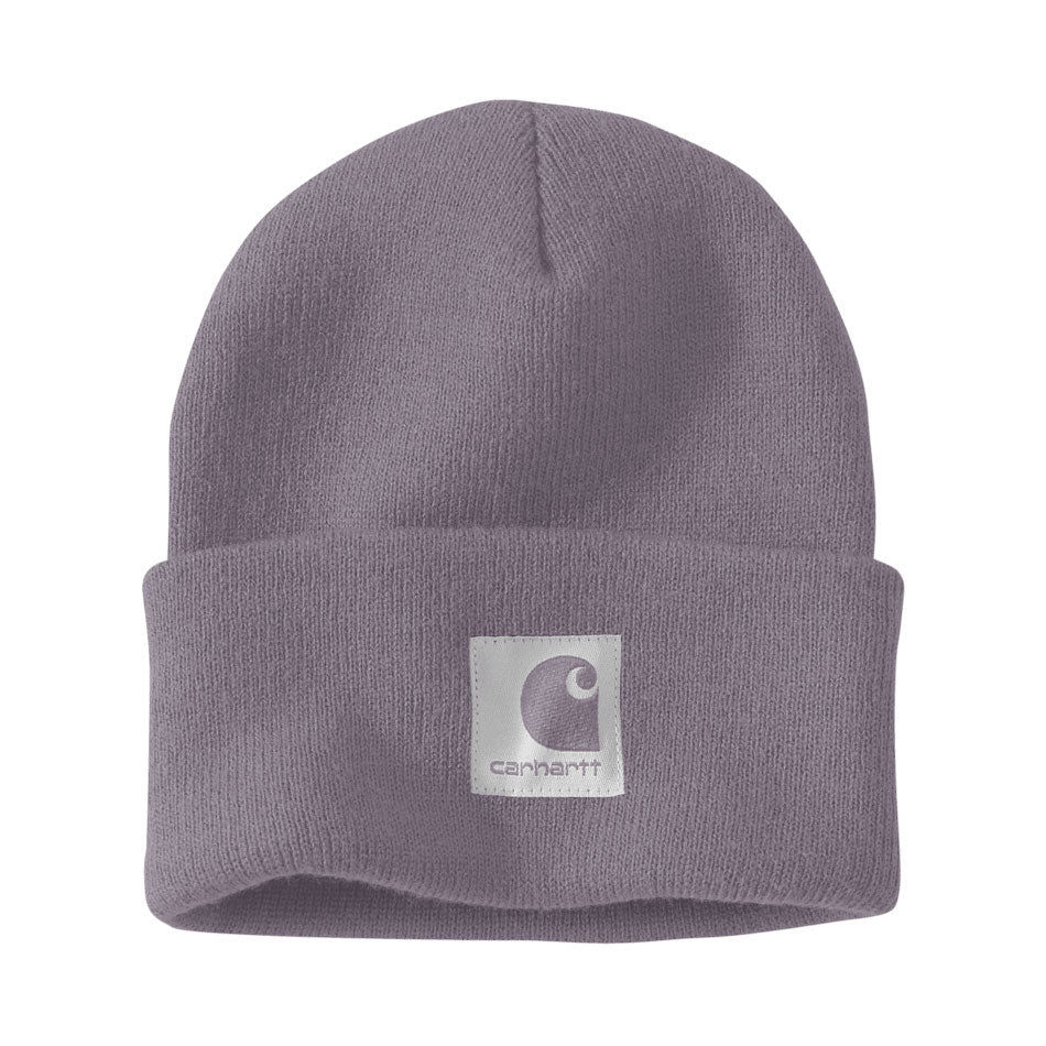 WOMENS LINED CUFFED BEANIE Wood Violet