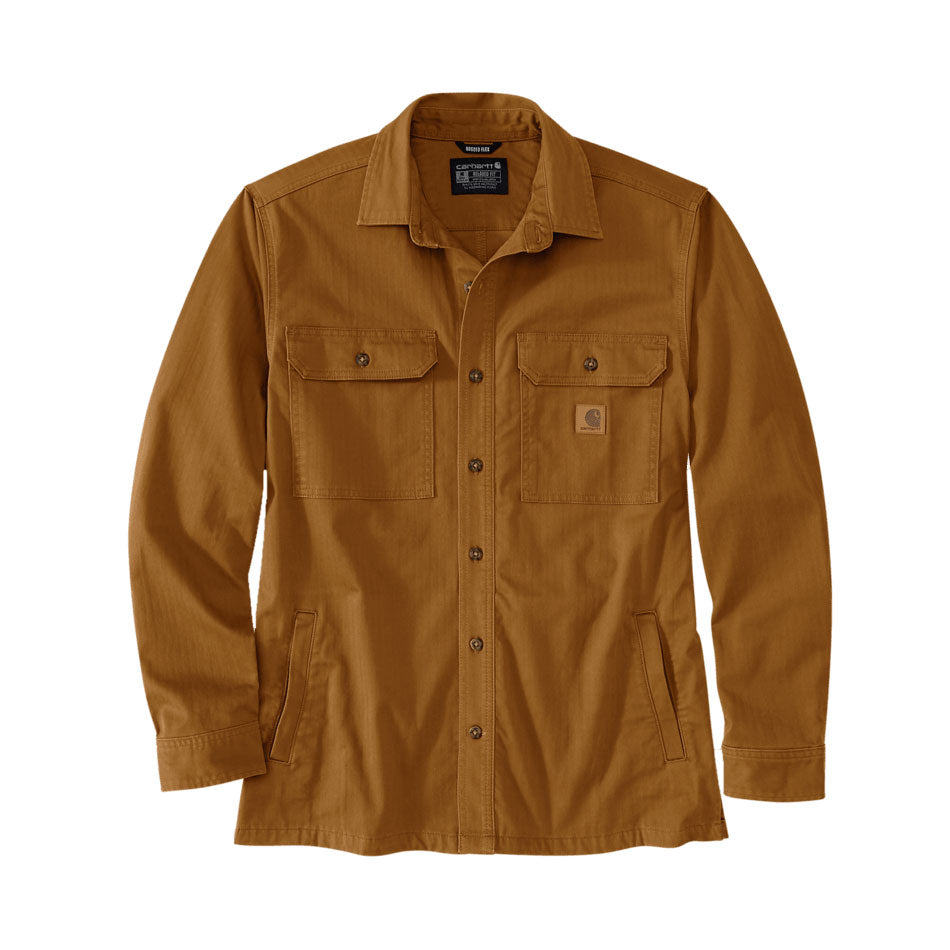 NEWCASTLE RELAXED SHIRT JAC Carhartt Brown