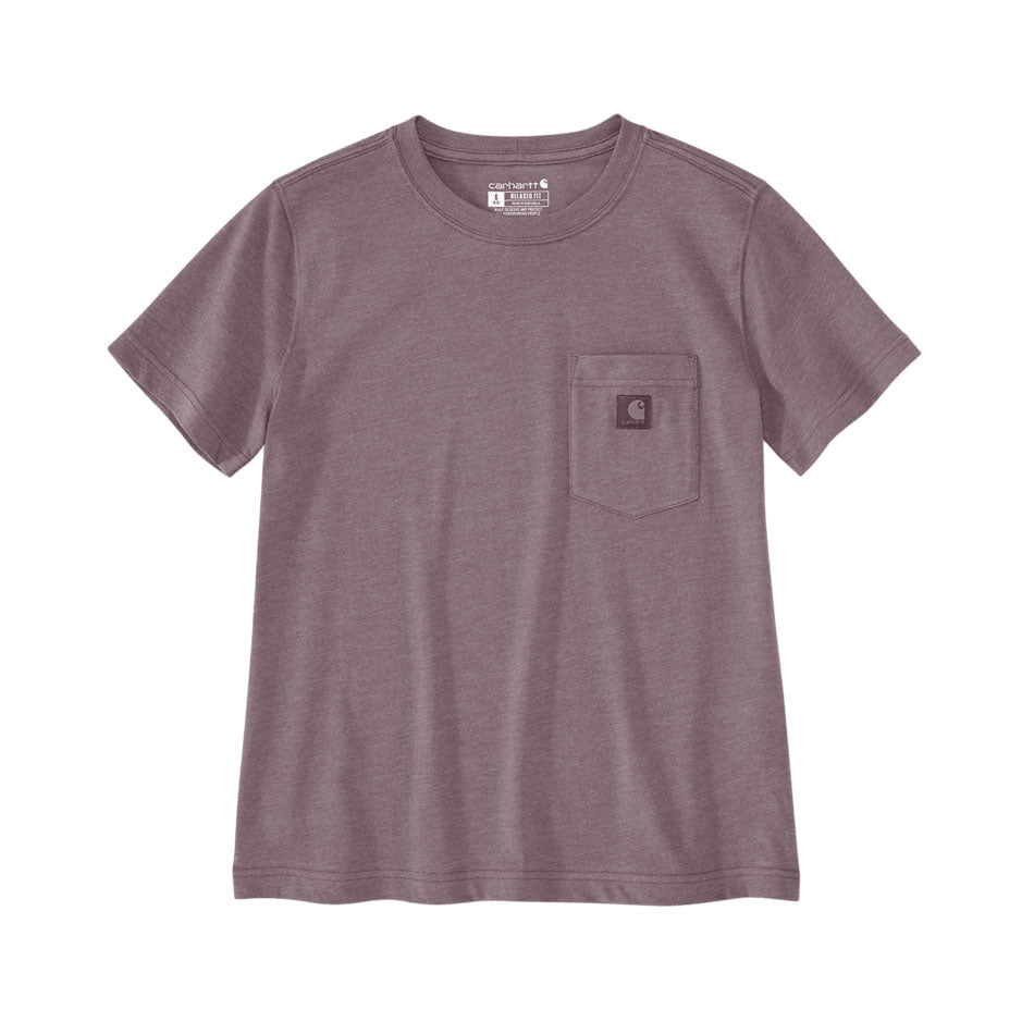 Women's IRVINE POCKET T-SHIRT Ash Berry Heather