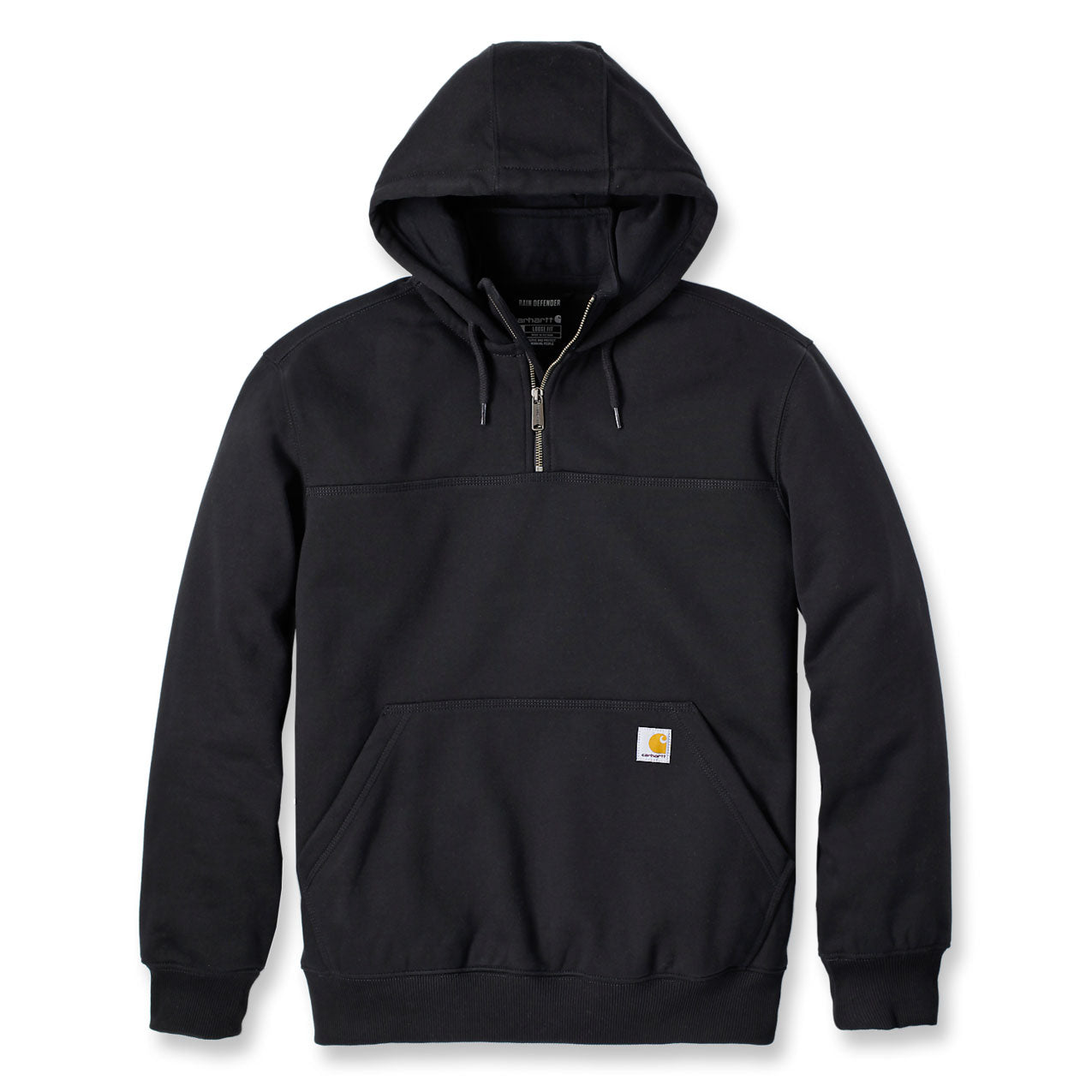 Zipper Defender Hoodie RAIN DEFENDER QUARTER ZIP HOODIE Black