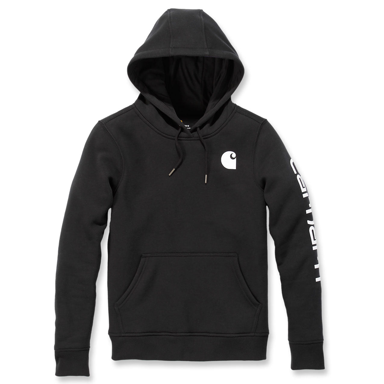 WOMENS CLARKSBURG SLEEVE LOGO HOODIE Black