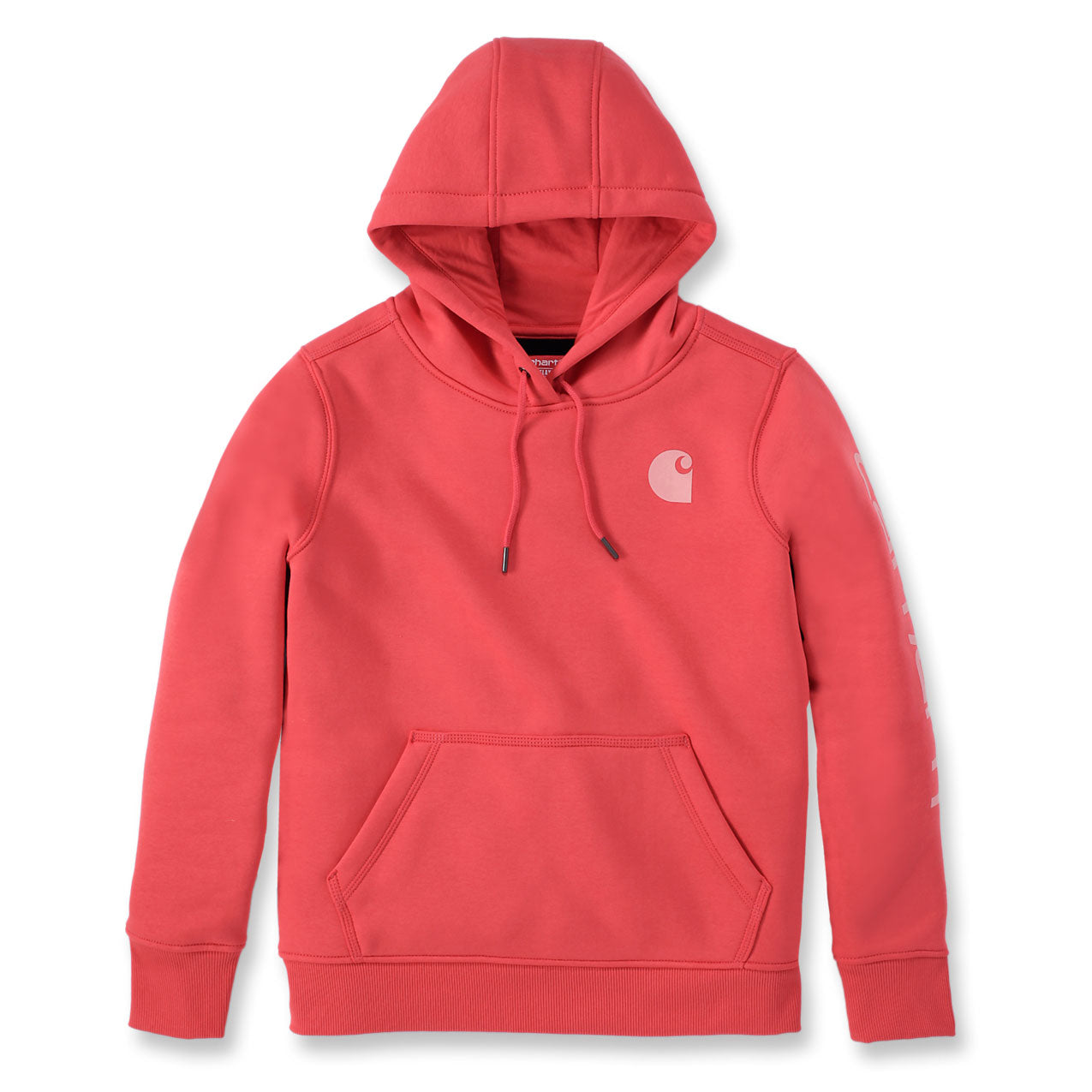 WOMENS CLARKSBURG SLEEVE LOGO HOODIE Bittersweet