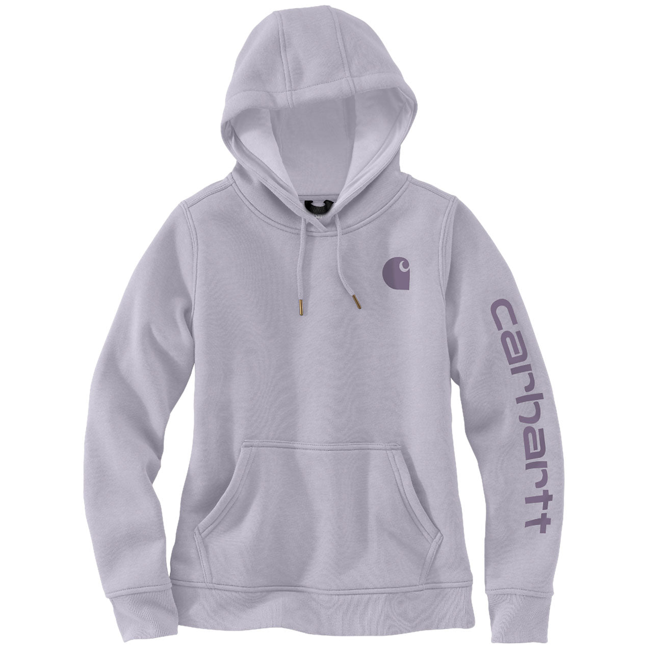 WOMENS CLARKSBURG SLEEVE LOGO HOODIE Lilac Haze