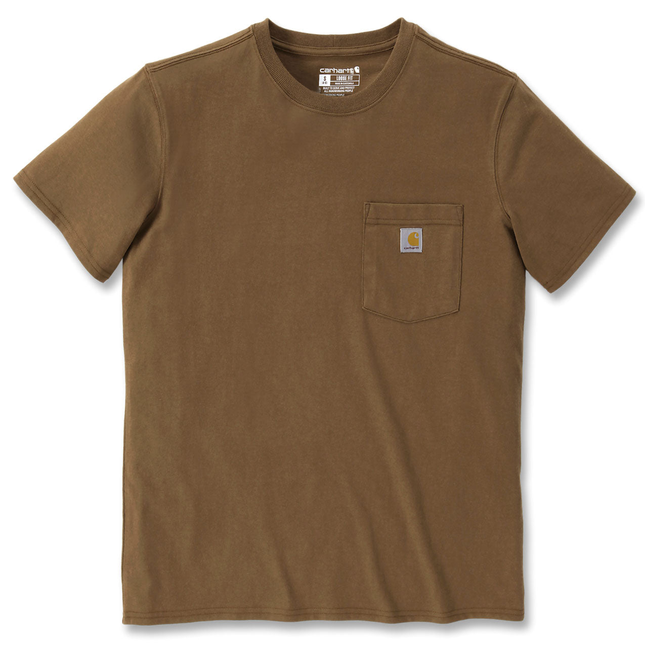 Women's POCKET T-SHIRT Carhartt Brown