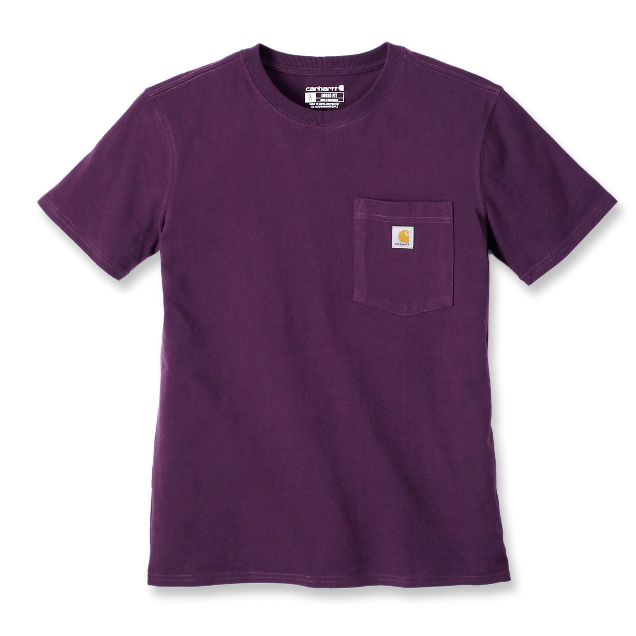 Women's POCKET T-SHIRT Eggplant