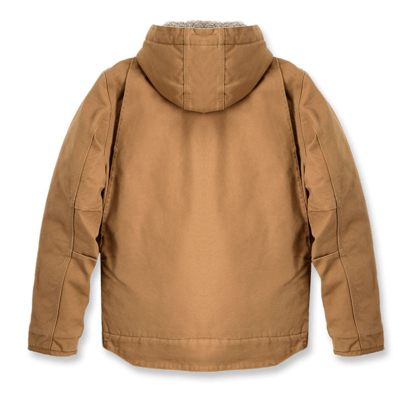 WASHED DUCK SHERPA-LINED JACKET Carhartt Brown