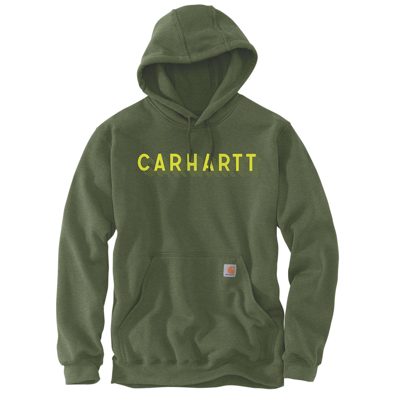 RAIN DEFENDER MIDWEIGHT LOGO GRAPHIC HOODIE Chive