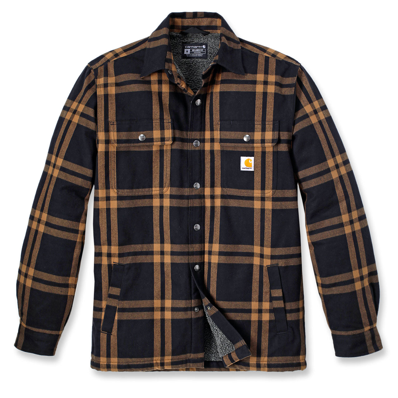 Flannel carhartt jacket best sale