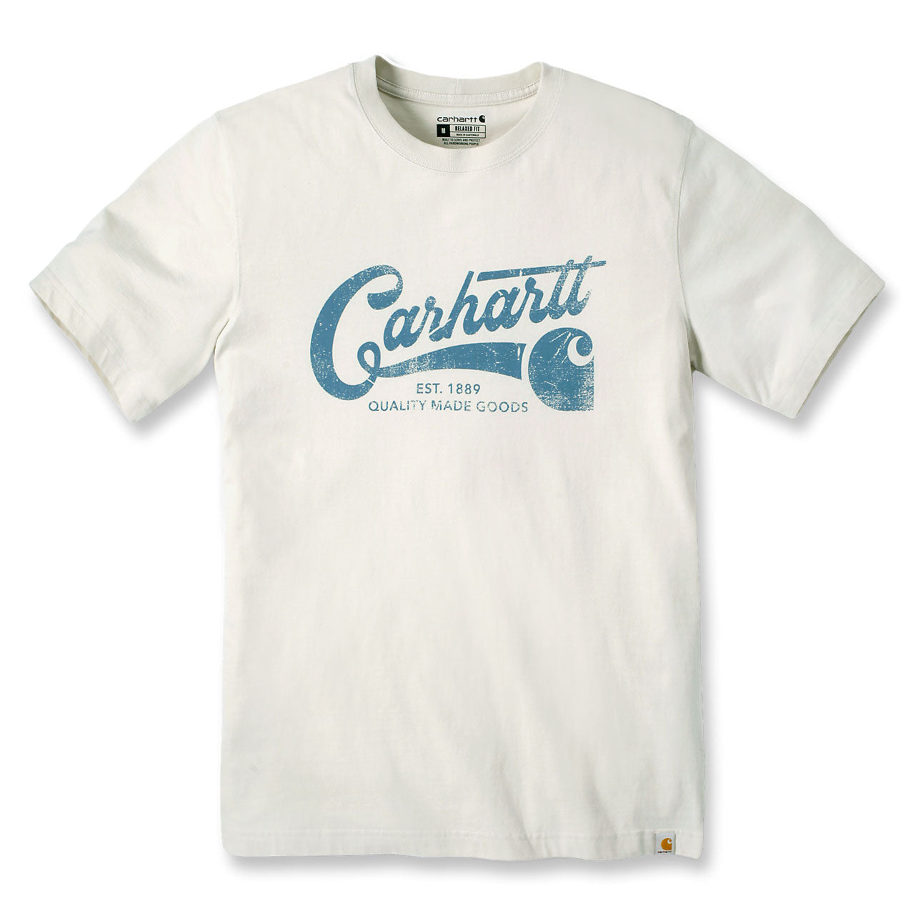 LIGHTWEIGHT SCRIPT GRAPHIC T-SHIRT Oat Milk