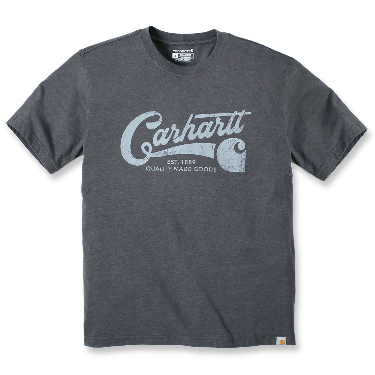 LIGHTWEIGHT SCRIPT GRAPHIC T-SHIRT Carbon Heather