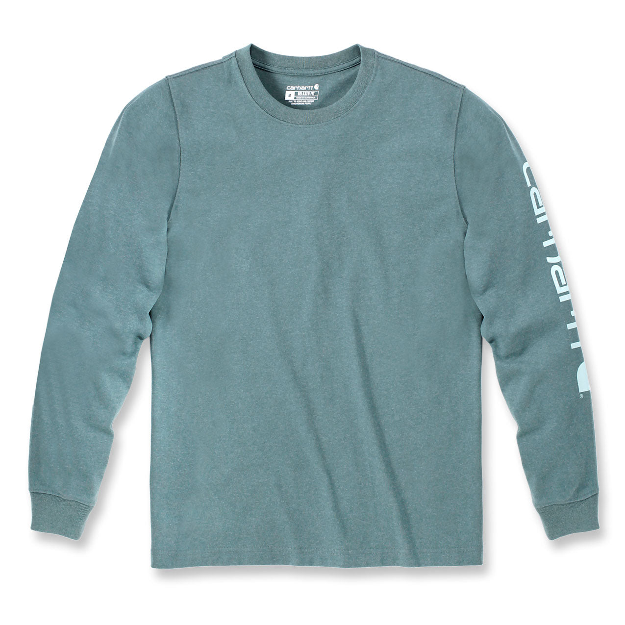 SIGNATURE SLEEVE LOGO LONG-SLEEVE T-SHIRT Sea Pine Heather