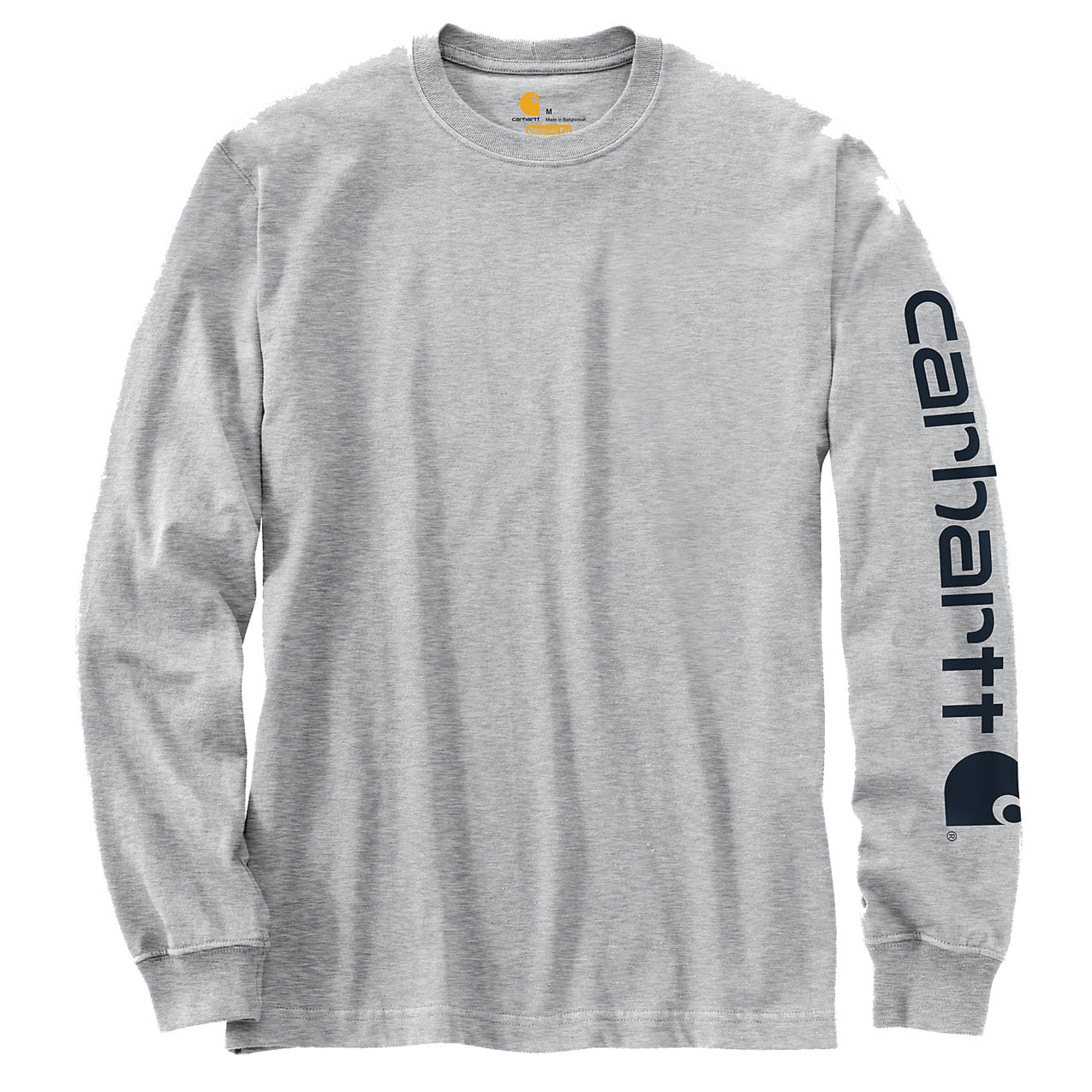 SIGNATURE SLEEVE LOGO LONG-SLEEVE T-SHIRT Heather Grey