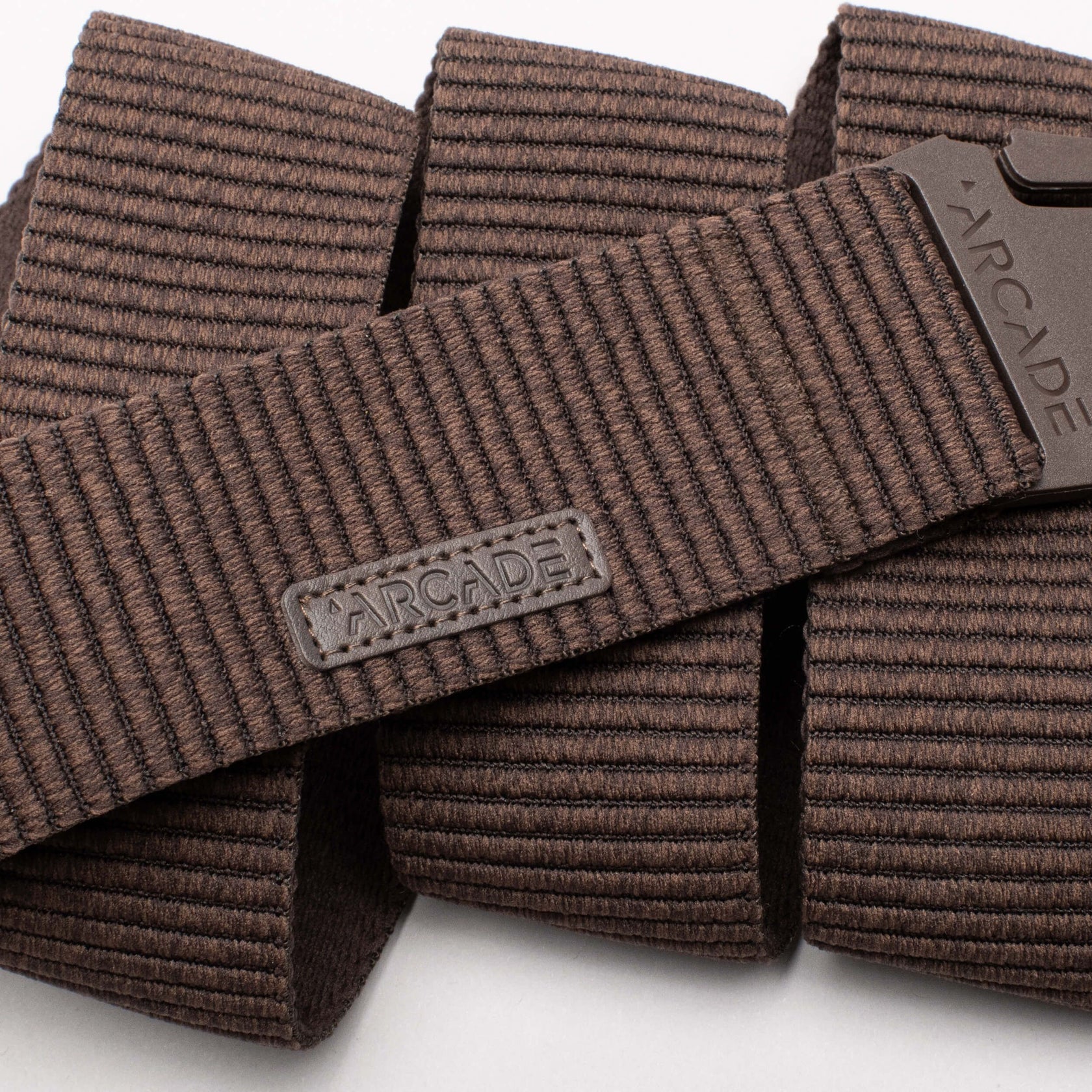 WOODY CAPTURE STRETCH BELT Heather Walnut