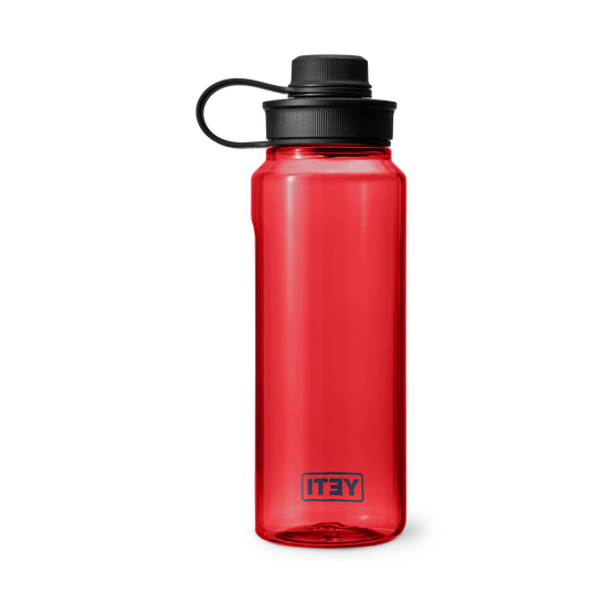 YONDER TETHER CAP 34 OZ (1 Litre) WATER BOTTLE Rescue Red