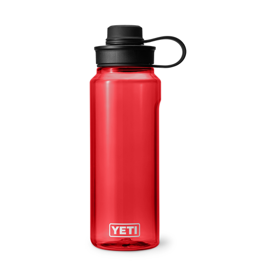 YONDER TETHER CAP 34 OZ (1 Litre) WATER BOTTLE Rescue Red