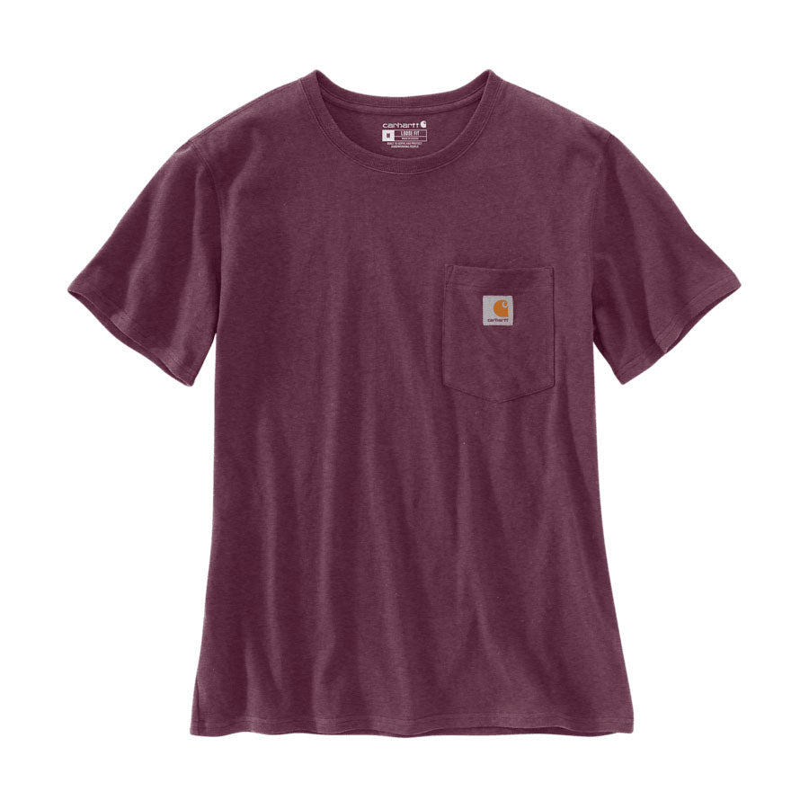 Women's POCKET T-SHIRT Blackberry Heather