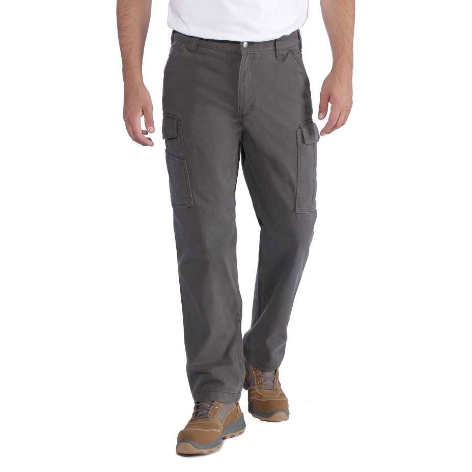 RELAXED STRAIGHT RIGBY CARGO TROUSERS Shadow