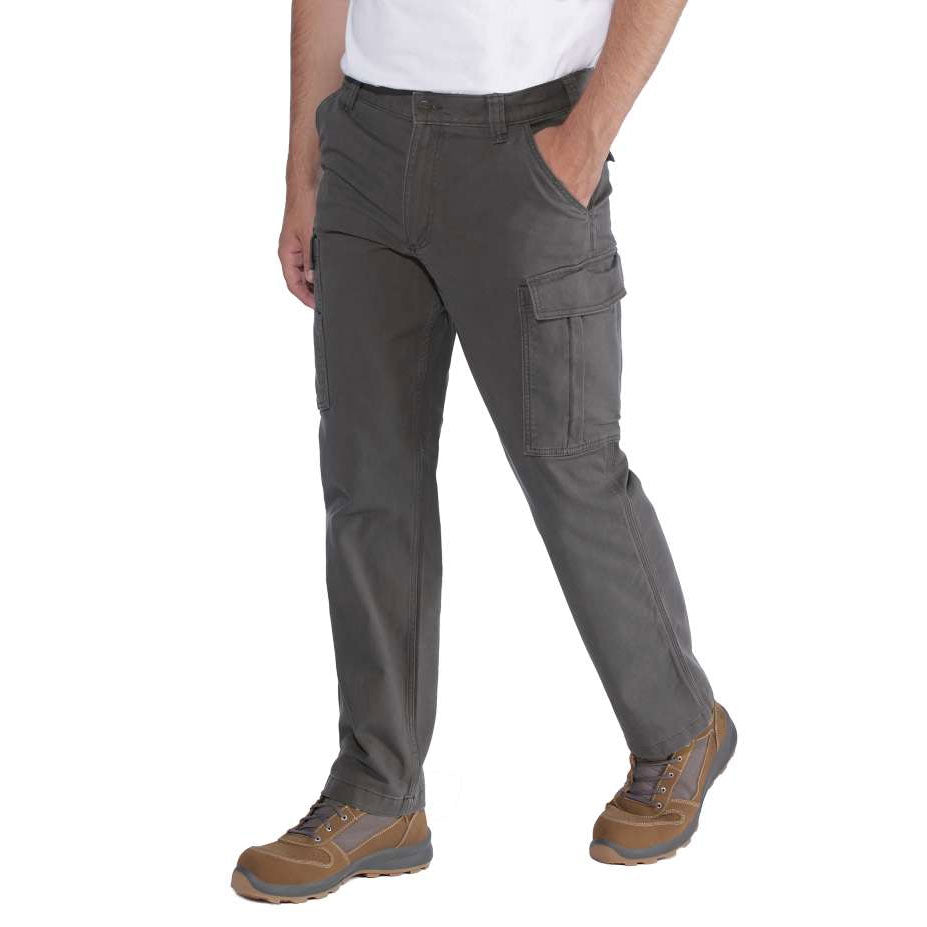 RELAXED STRAIGHT RIGBY CARGO TROUSERS Shadow