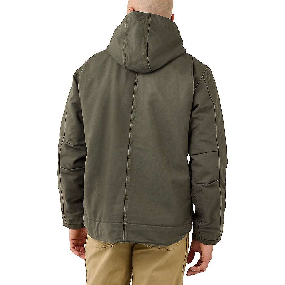 BARTLETT SHERPA-LINED JACKET Moss
