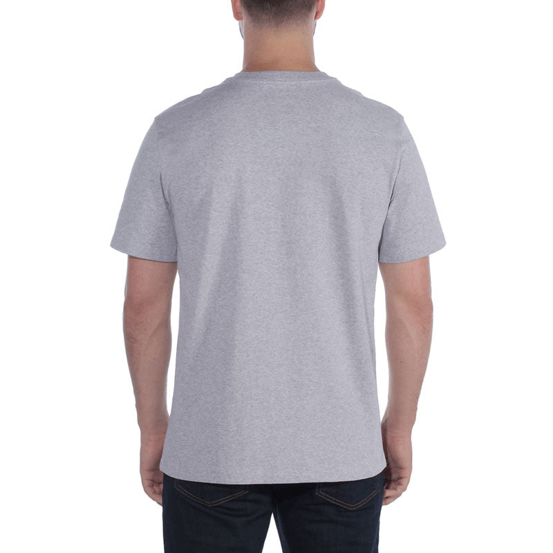 WORKWEAR T-SHIRT (No pocket) Heather Grey