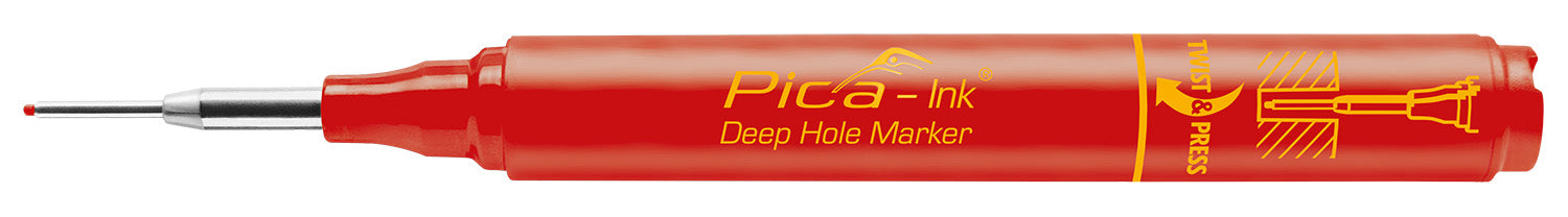Pica-Ink Marker for Deep Holes 150/40 Red