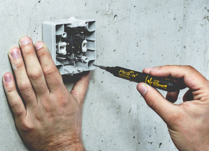 Pica-Ink Marker for Deep Holes 150/46 Black