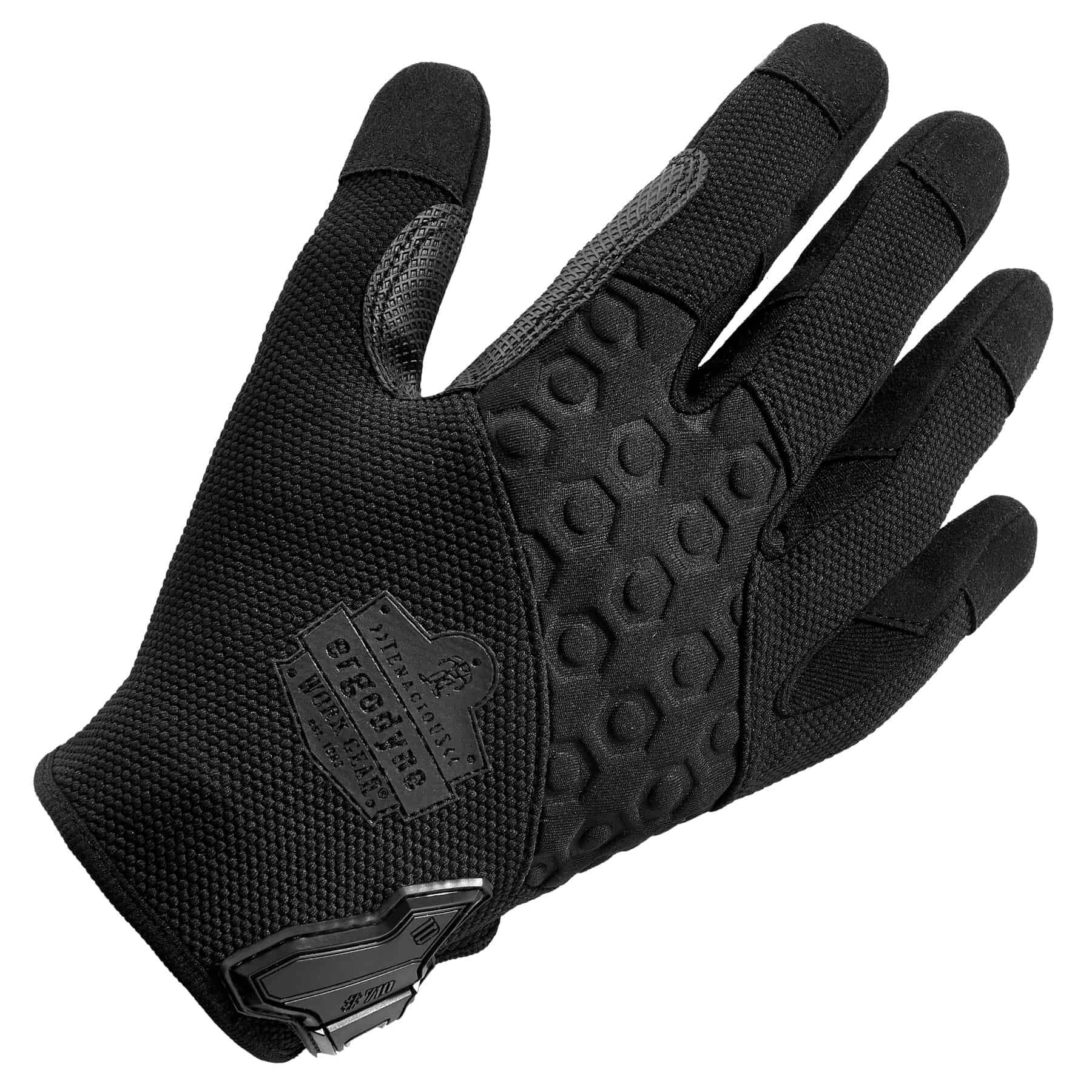 ProFlex® 710BLK Abrasion-Resistant Black Tactical Gloves