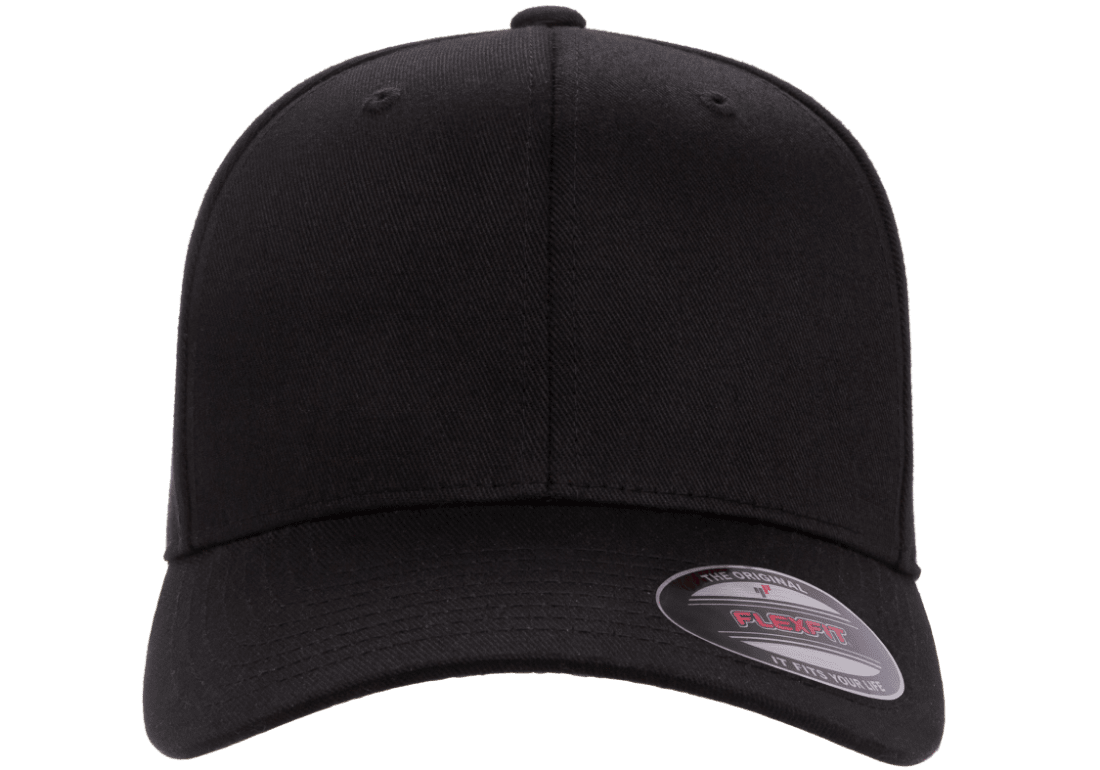 Flexfit Fitted Baseball Cap Black
