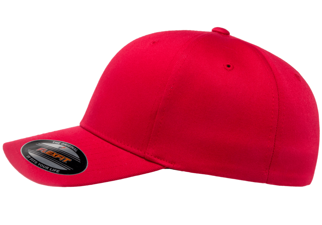 Flexfit Fitted Baseball Cap Red