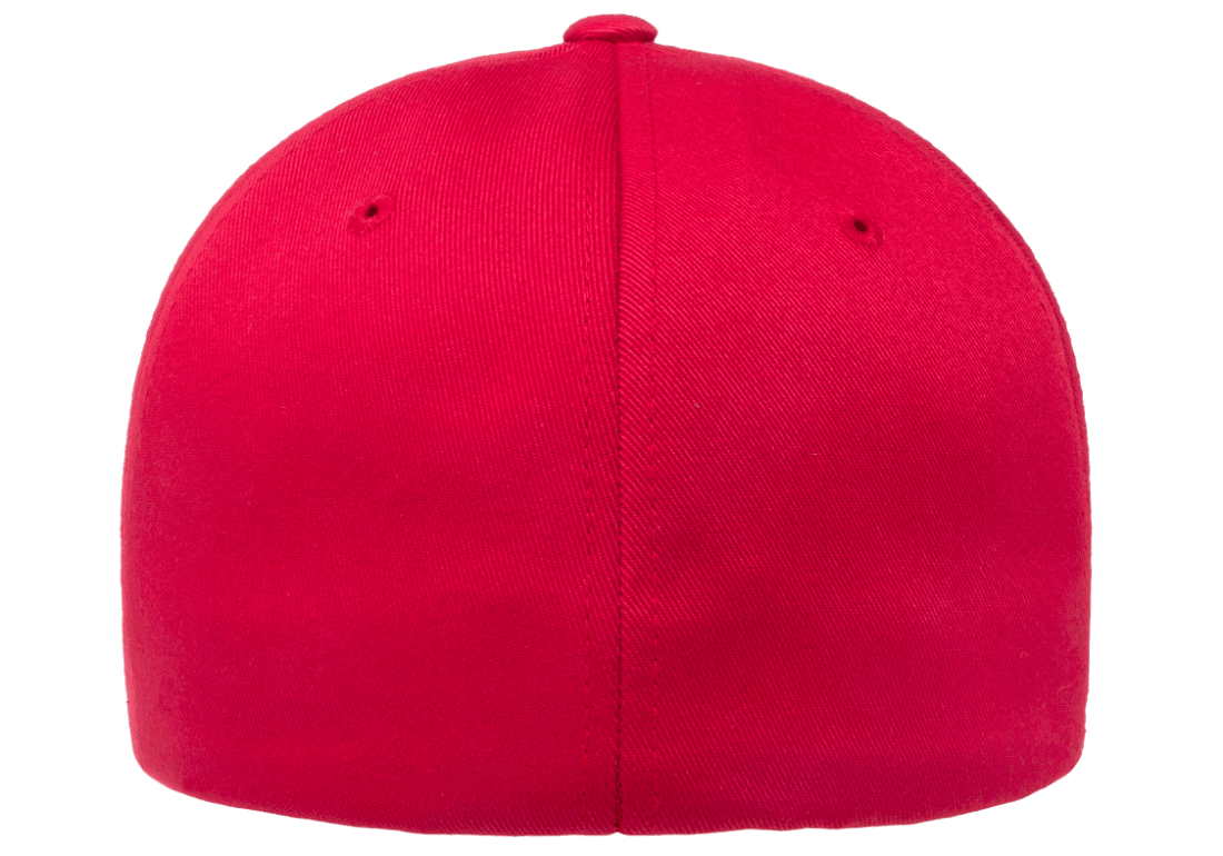 Flexfit Fitted Baseball Cap Red