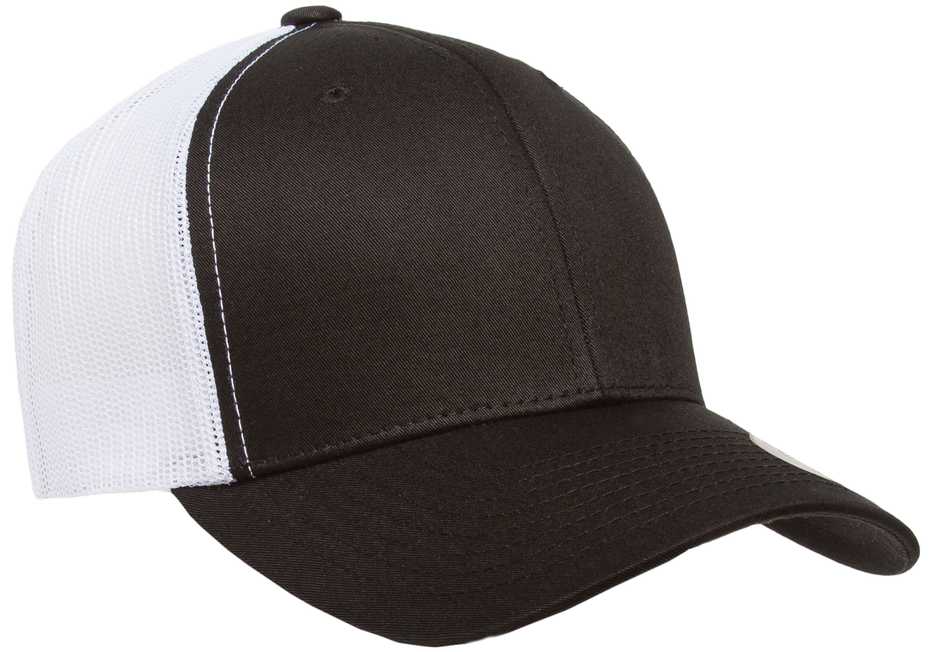 YP CLASSICS® RETRO TRUCKER CAP – 2-TONE Black/White