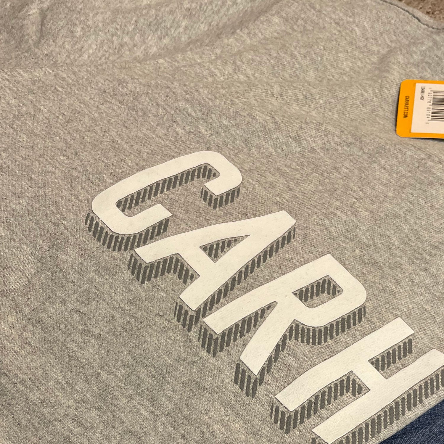 WORKWEAR LOGO LONG SLEEVE T-SHIRT Heather Grey