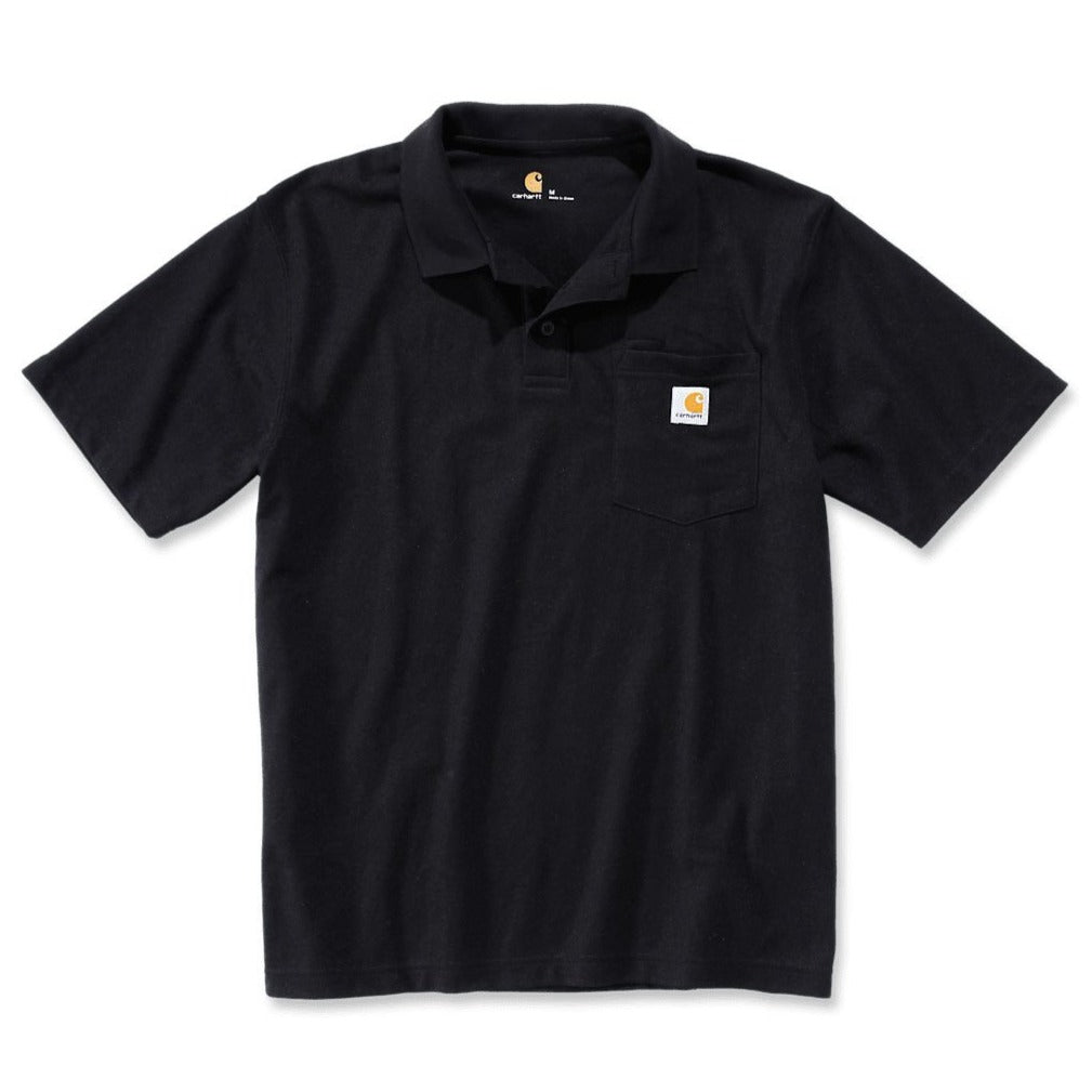 CONTRACTOR’S WORK POCKET POLO Black