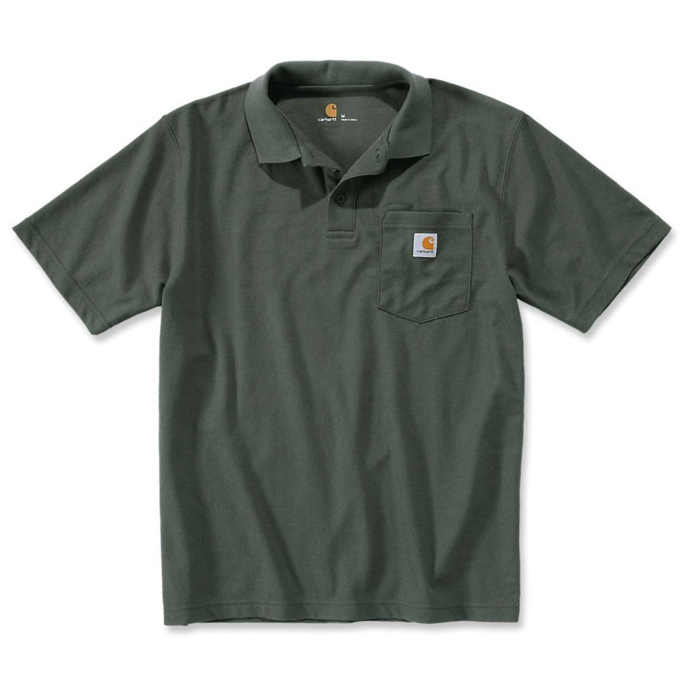 CONTRACTOR’S WORK POCKET POLO Moss