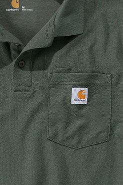 CONTRACTOR’S WORK POCKET POLO Moss