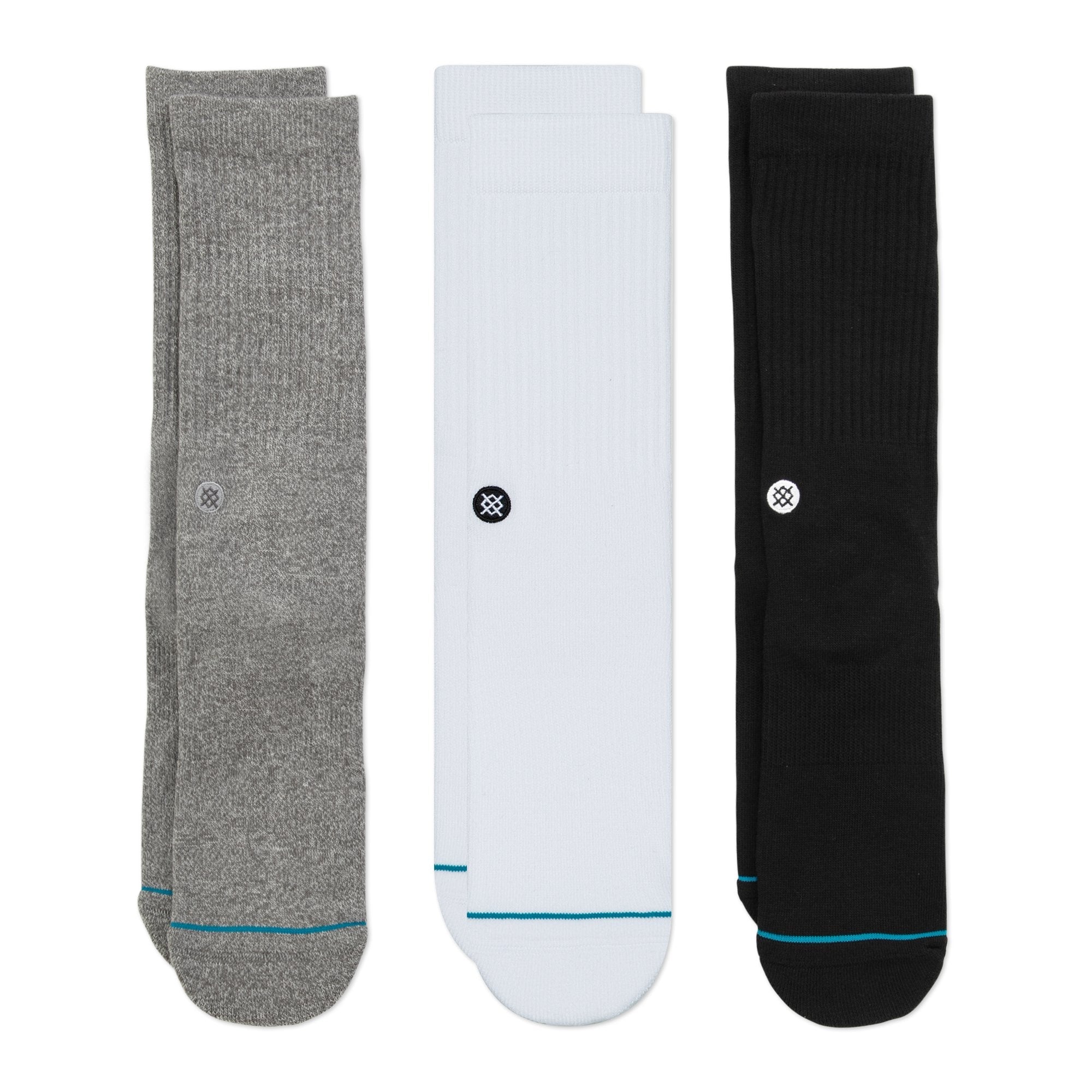 ICON CREW SOCK 3 PACK Multi