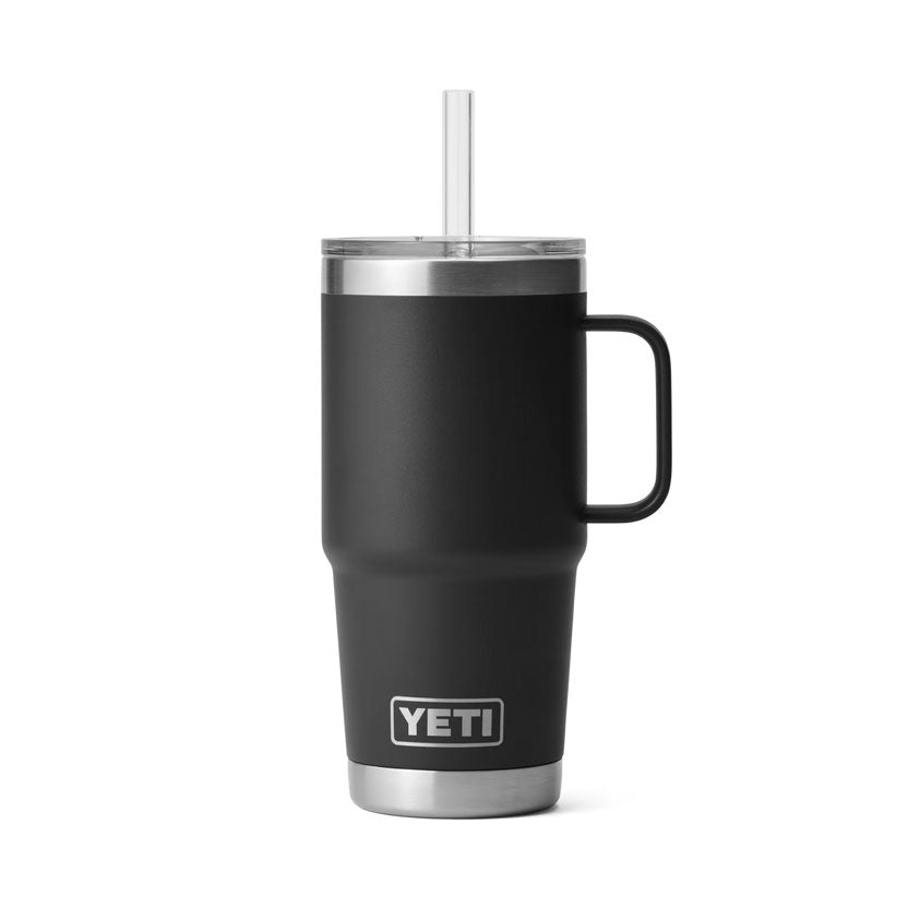 RAMBLER® 25 OZ (710 ML) STRAW MUG Black