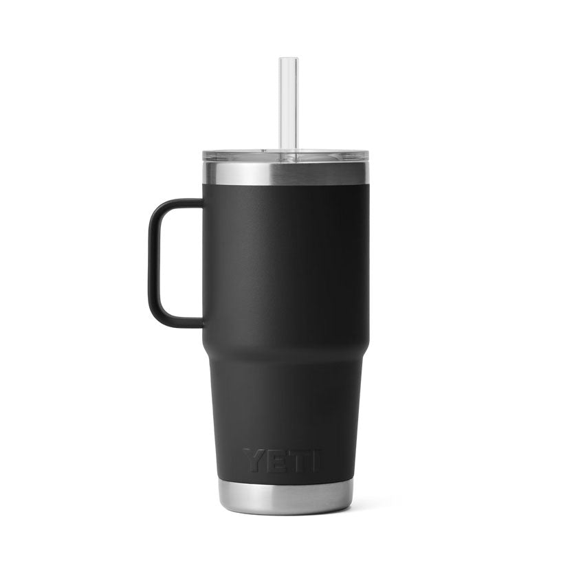 RAMBLER® 25 OZ (710 ML) STRAW MUG Black