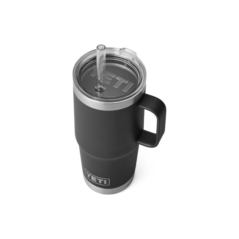 RAMBLER® 25 OZ (710 ML) STRAW MUG Black