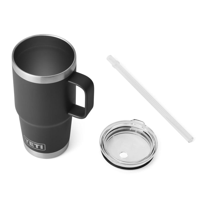 RAMBLER® 25 OZ (710 ML) STRAW MUG Black
