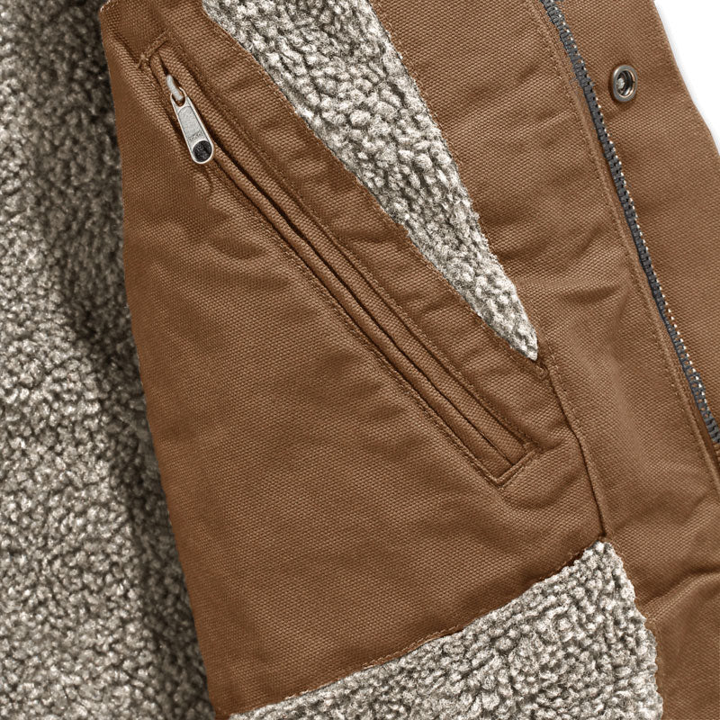 BARTLETT SHERPA-LINED JACKET Carhartt Brown