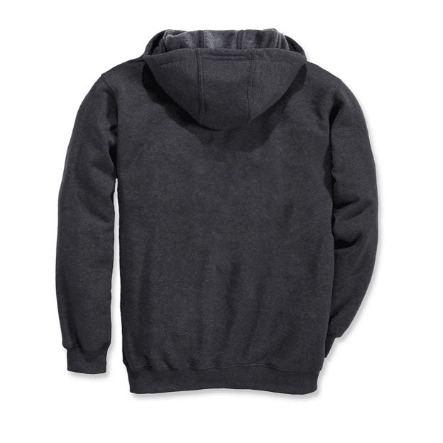 MIDWEIGHT ZIP FRONT HOODIE Carbon Heather