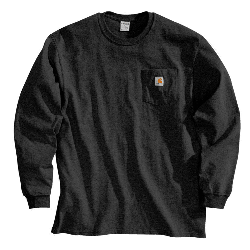 WORKWEAR POCKET LONG SLEEVE T-SHIRT Black