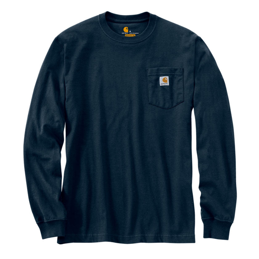 WORKWEAR POCKET LONG SLEEVE T-SHIRT Navy