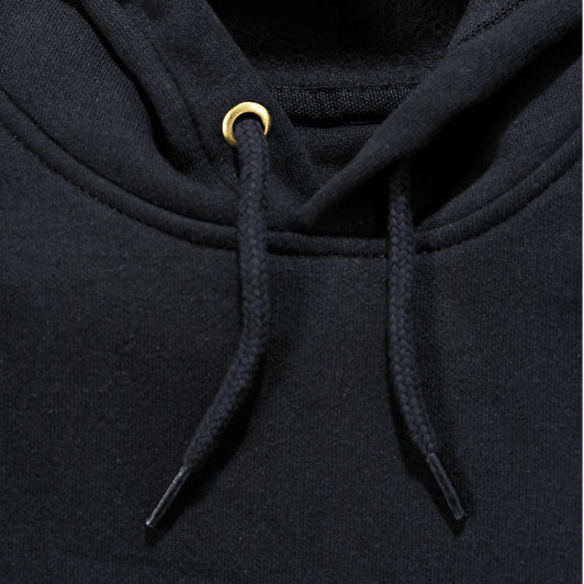 Midweight Signature Sleeve Logo Hoodie Black