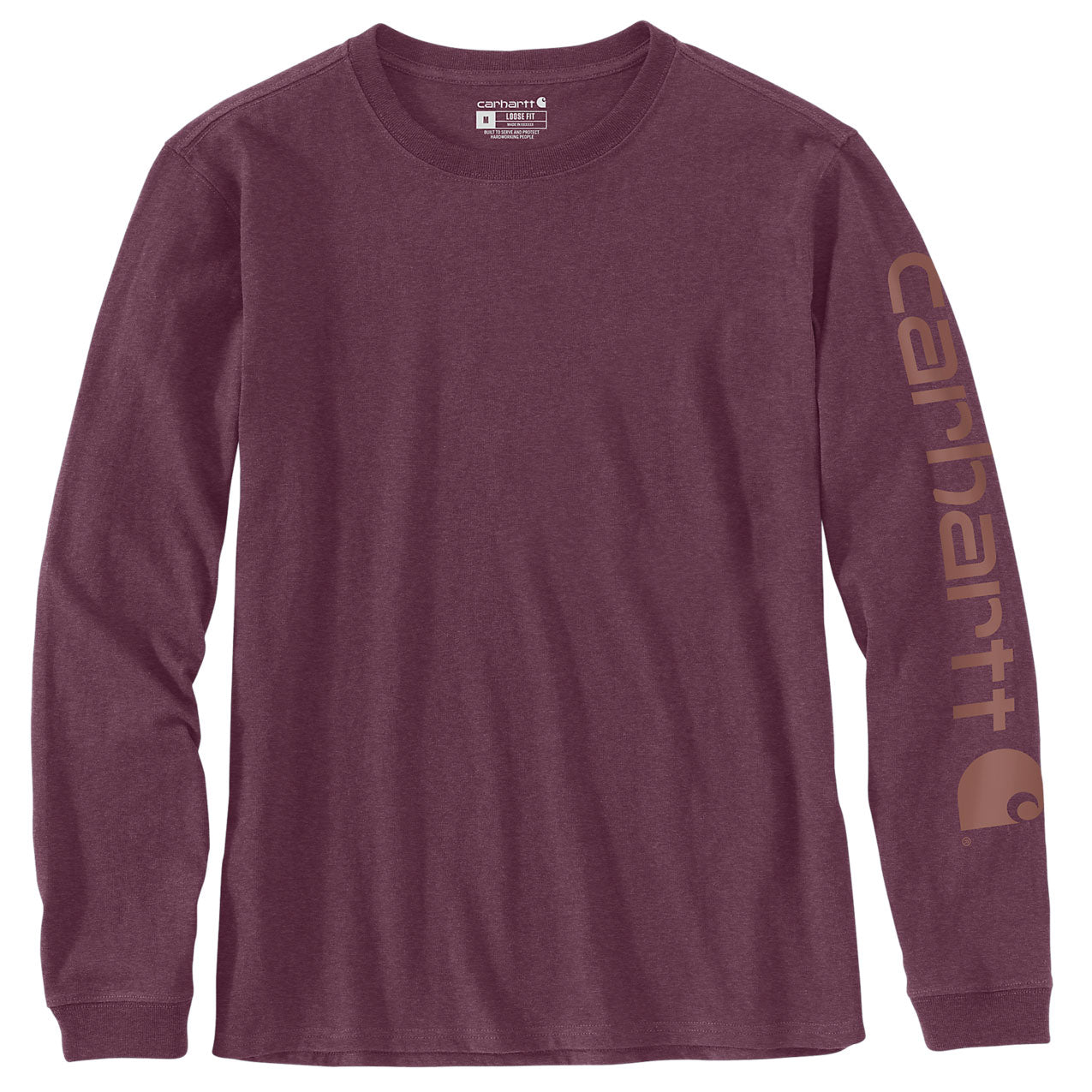 Women's SLEEVE LOGO LONG-SLEEVE T-SHIRT Blackberry Heather