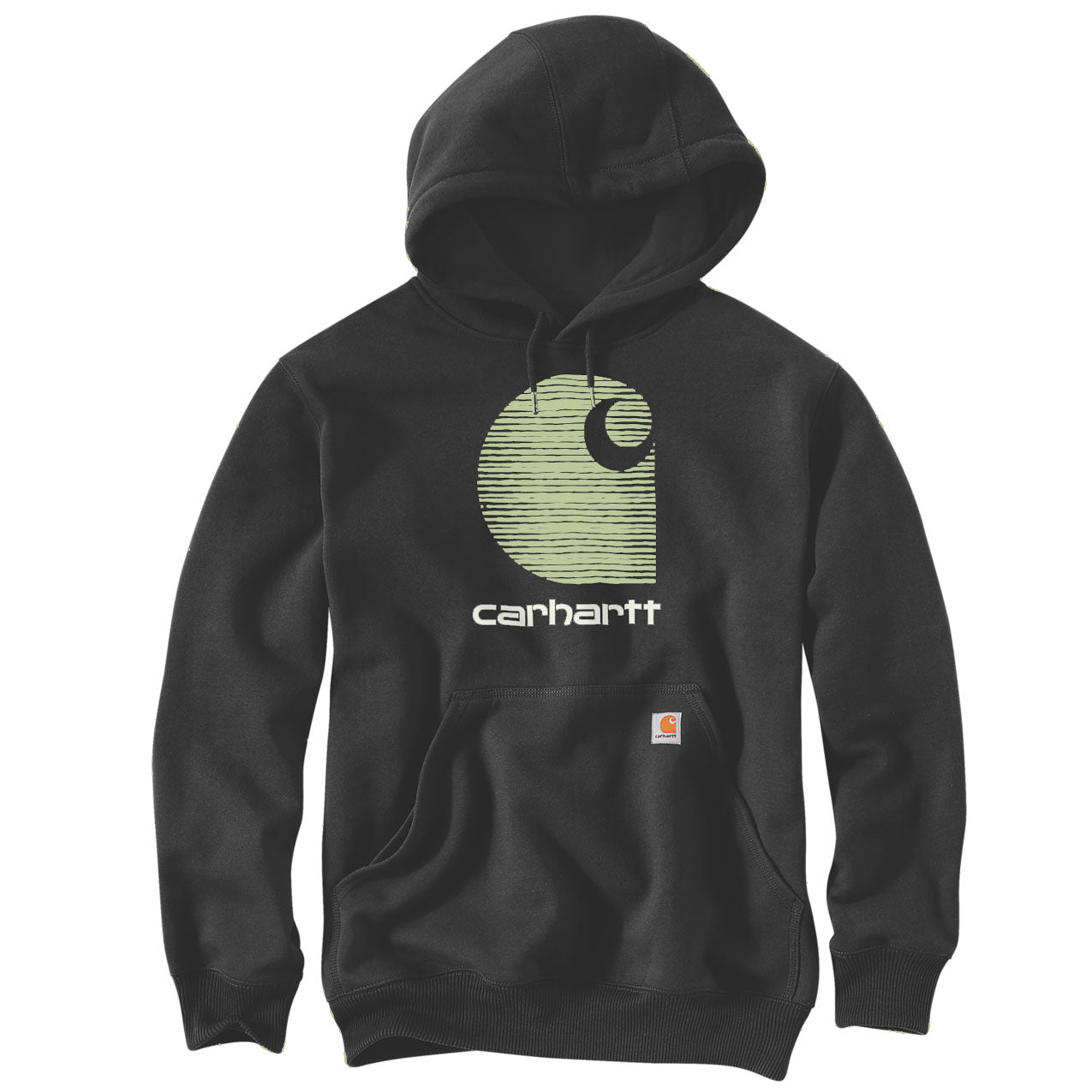 RAIN DEFENDER MIDWEIGHT C LOGO HOODIE Black
